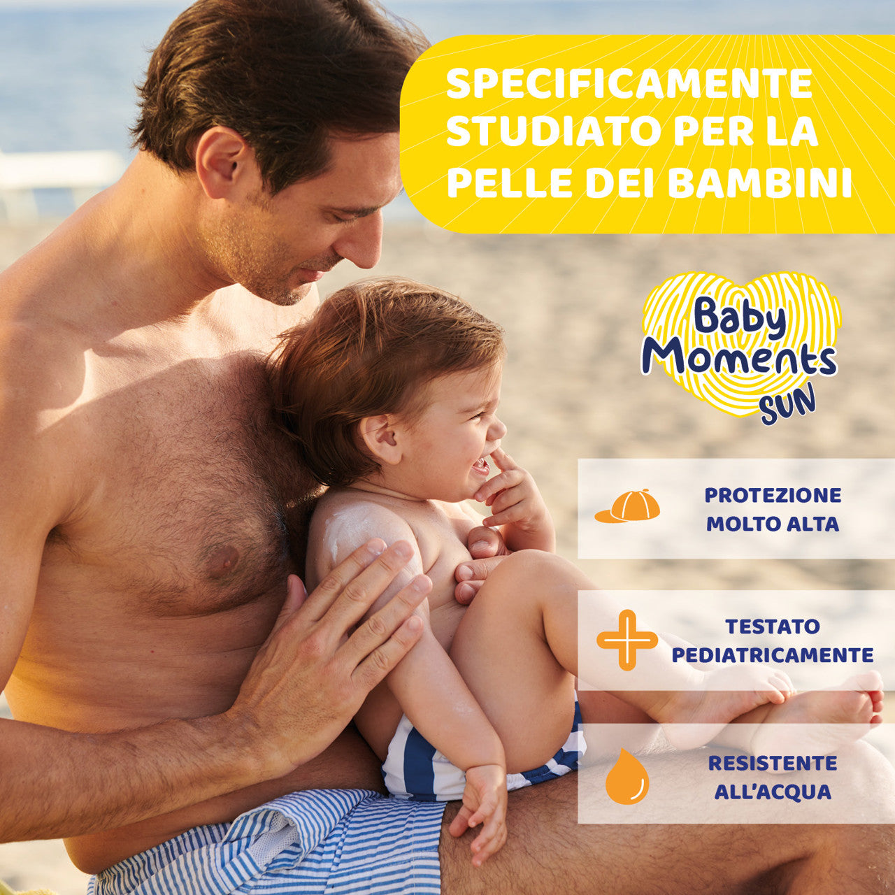 chicco BABY MOMENTS SUN - CREMA SOLARE MINERAL 75ML