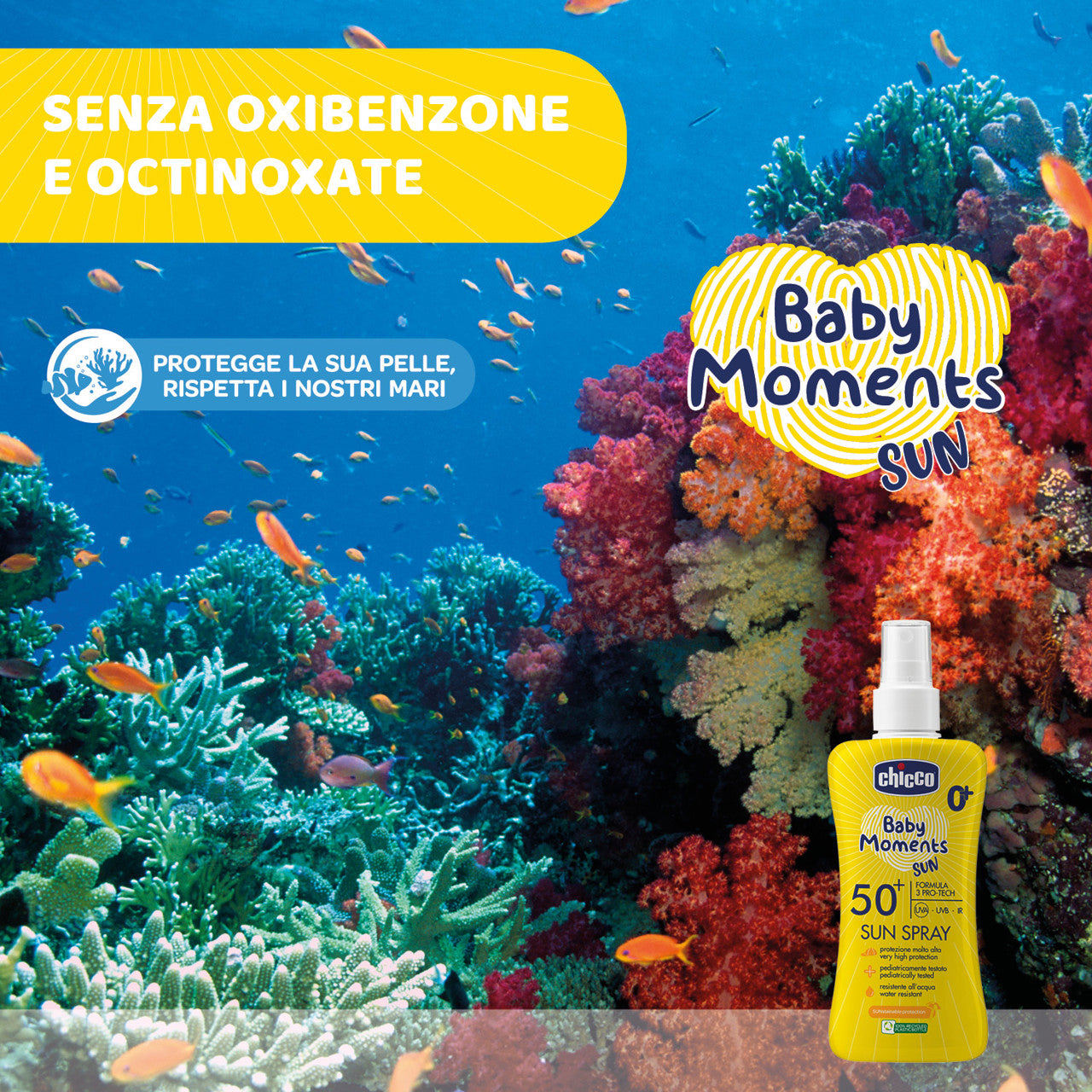 CHICCO BABY MOMENTS SUN - LATTE SOLARE SPRAY 150ML