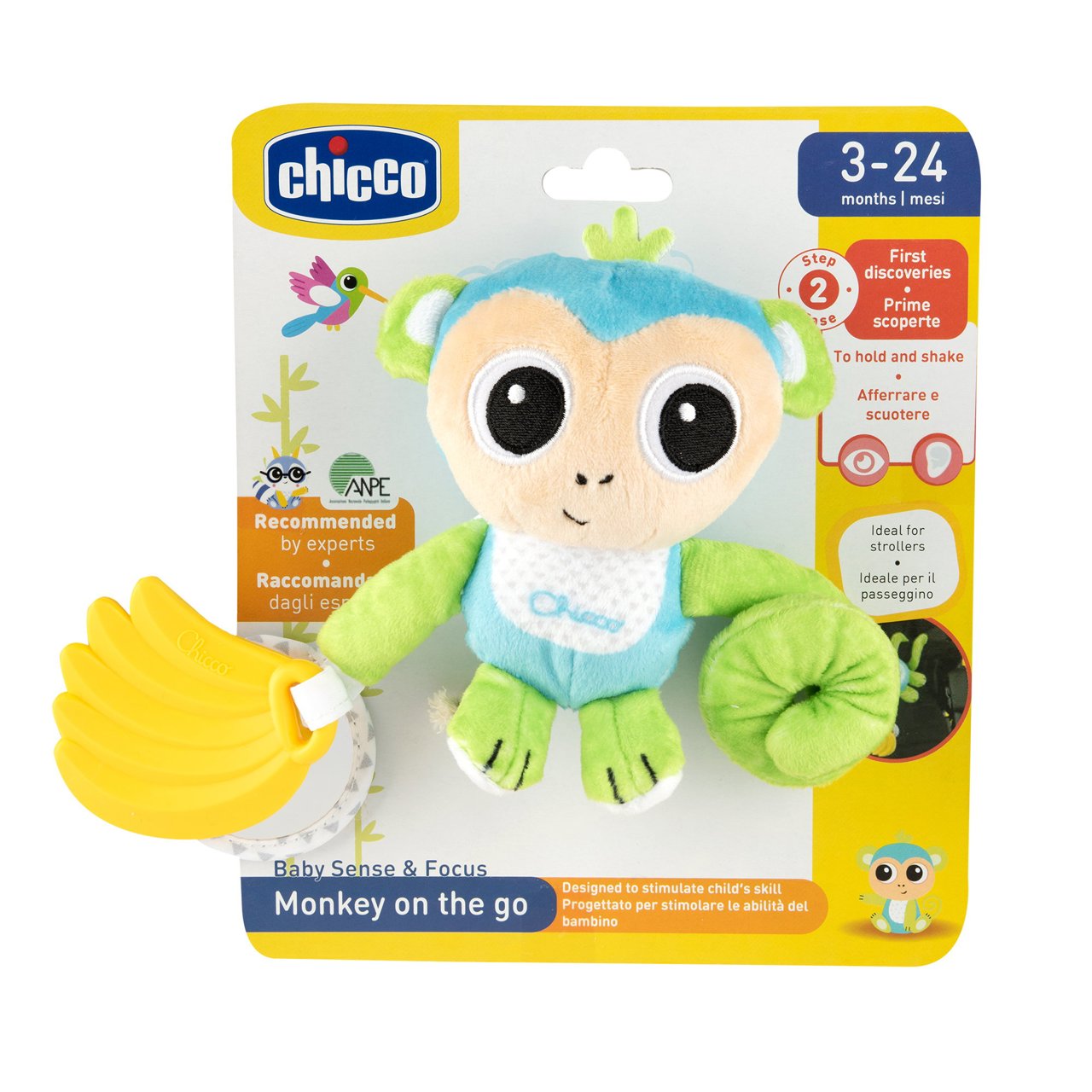 SCIMMIETTA GIOCO PASSEGGIO CHICCO