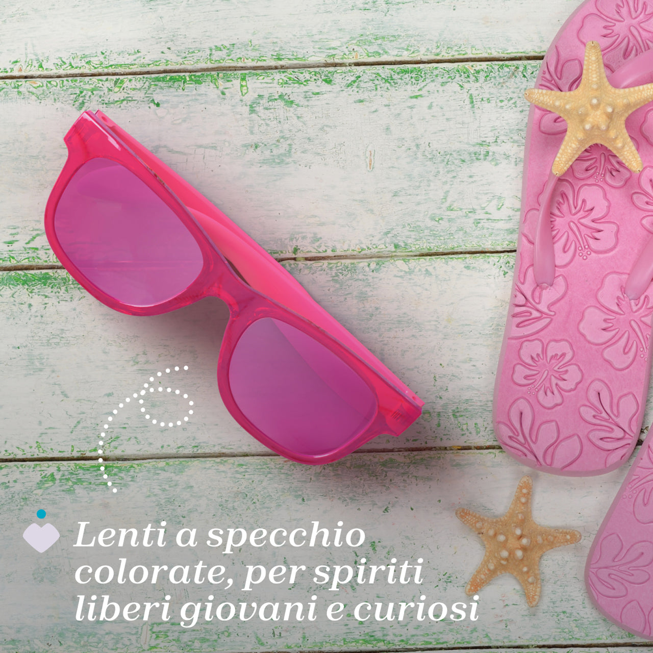 OCCHIALI DA SOLE DA BAMBINA FUXIA FLUO 24M+ CHICCO