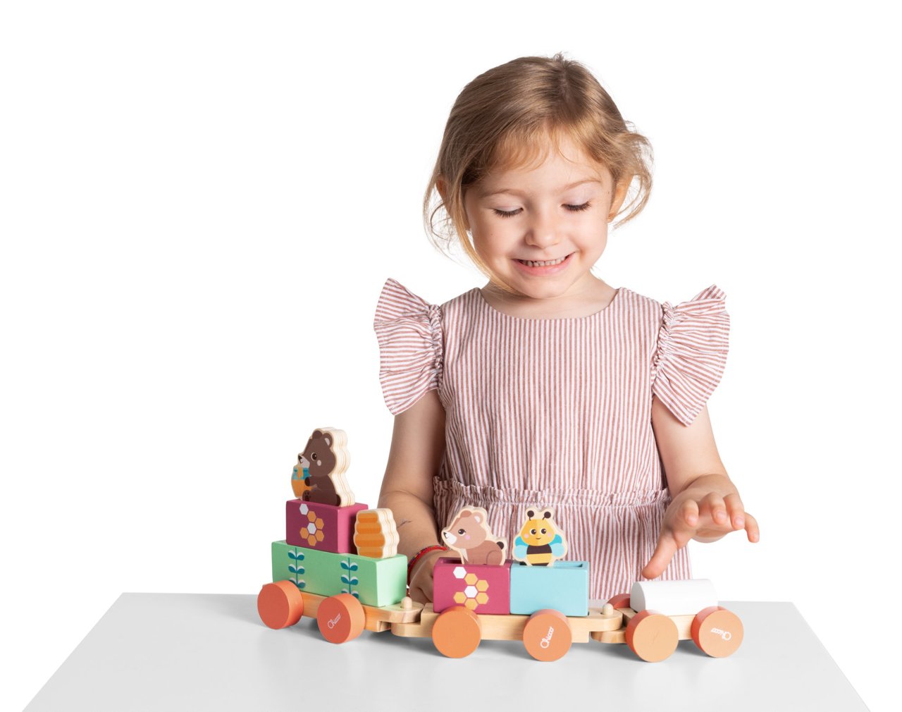 CHICCO IL TRENO DEGLI ORSETTI IN LEGNO