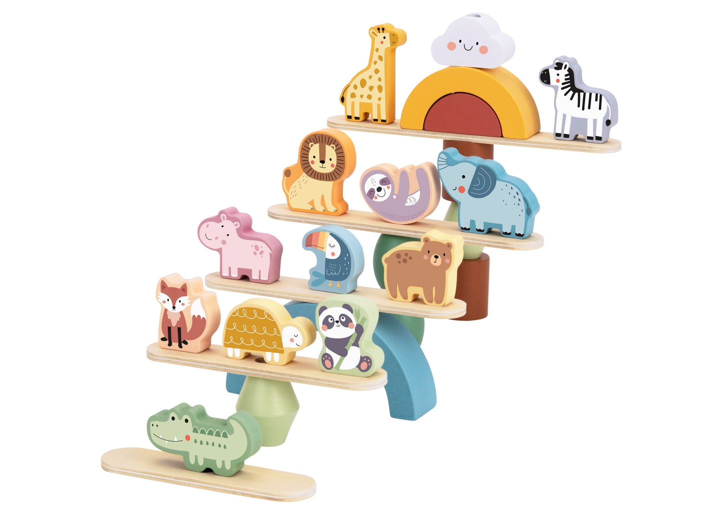 ANIMALI IMPILABILI IN LEGNO TOOKY TOY