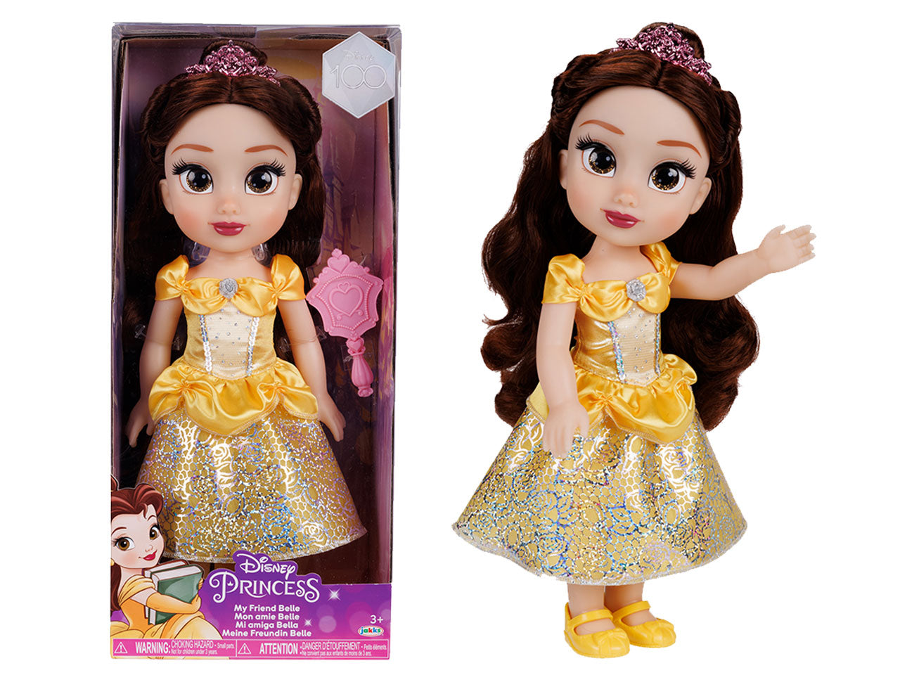 DISNEY PRINCESS BAMBOLA BELLE 38CM JAKKS