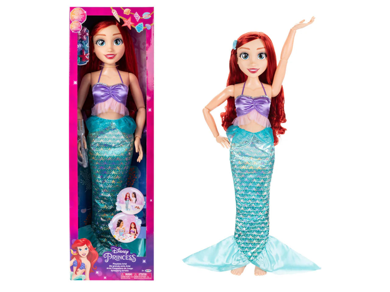 DISNEY ARIEL CM 80 SNODATA JAKKS