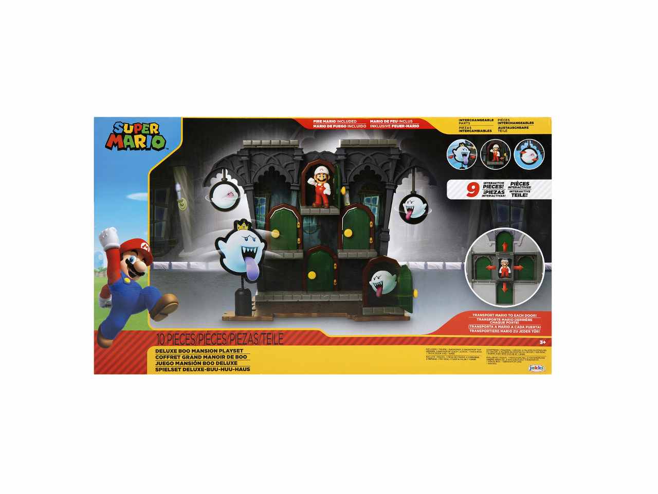 SUPER MARIO PLAYSET DE LUXE BOO MANSION NINTENDO JAKKS