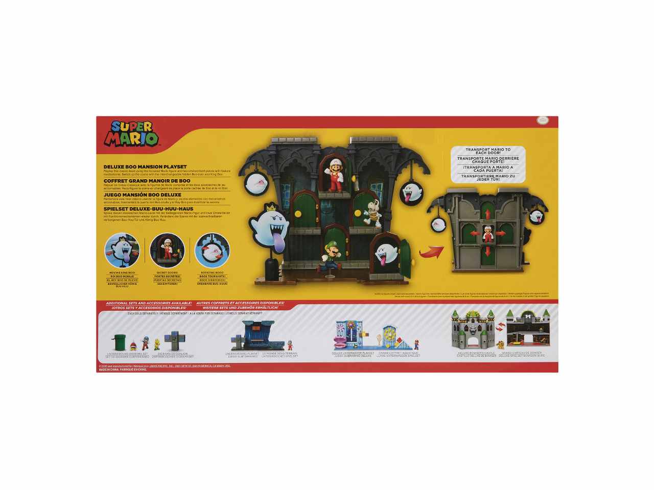 SUPER MARIO PLAYSET DE LUXE BOO MANSION NINTENDO JAKKS