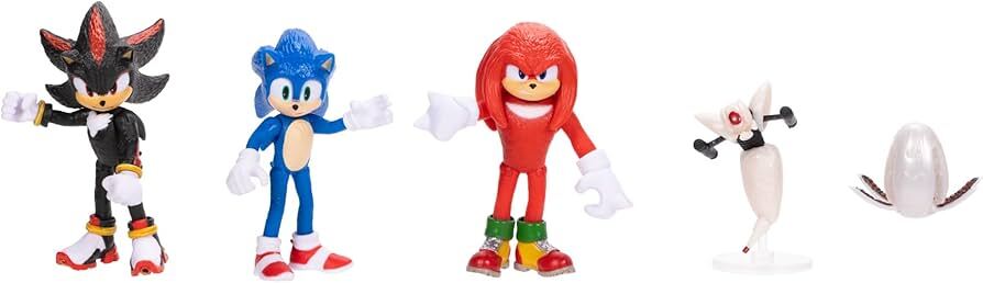 SONIC 3 PERSONAGGI ARTICOLATI 3 + ACCESSORI JAKKS