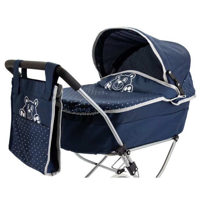 Carrozzina classica blu orsetto teorema
