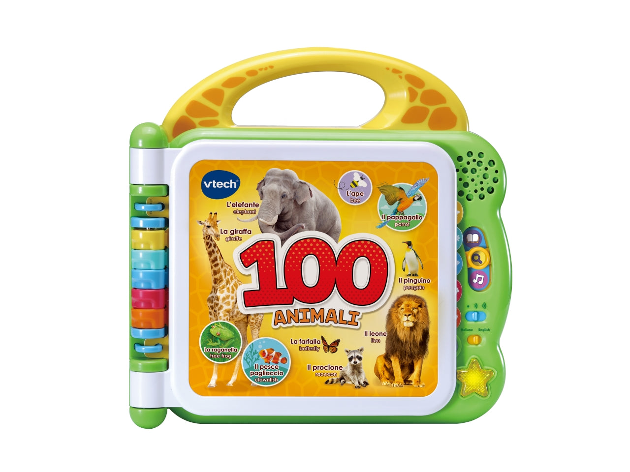 LIBRO ILLUSTRATO LILINGUE 100 ANIMALI VTECH