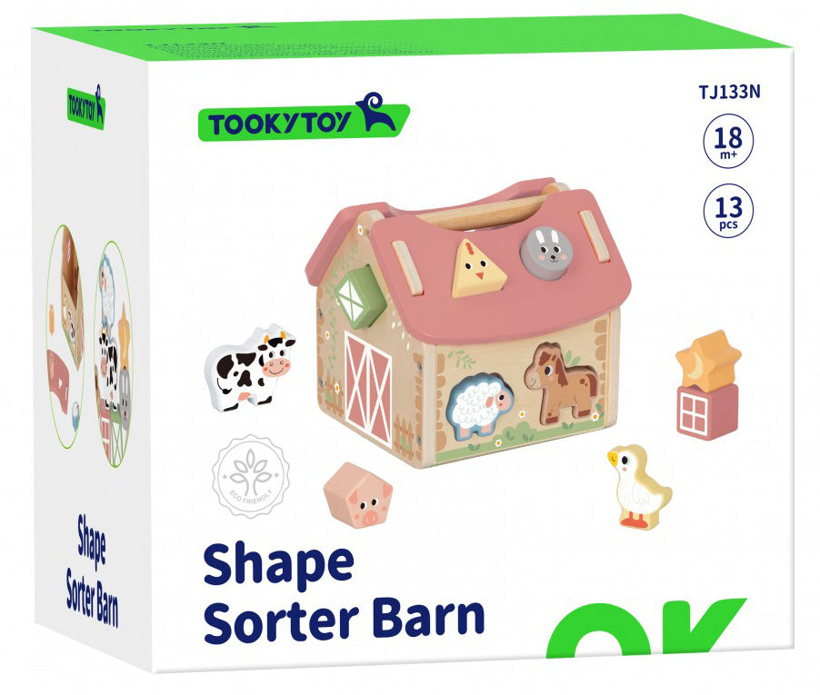 FATTORIA CON FORME IN LEGNO TOOKY TOY