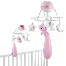 FIRST DREAMS GIOSTRINA ROSA 3 IN 1 CON PROIEZIONE ARCOBALENO CHICCO
