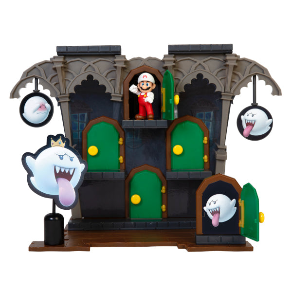 SUPER MARIO PLAYSET DE LUXE BOO MANSION NINTENDO JAKKS