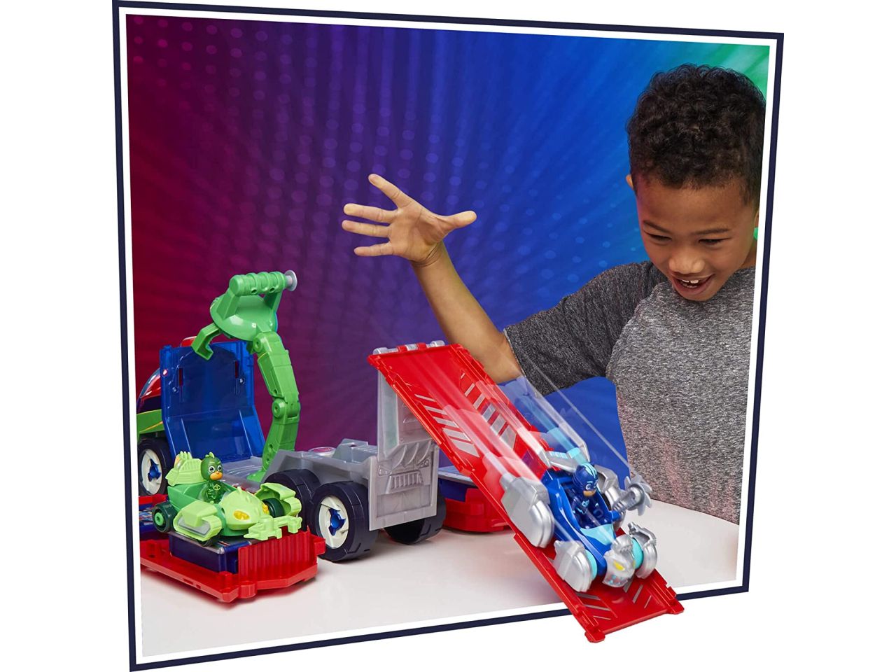 PJ MASKS CAMION LANCIA VEICOLI HASBRO