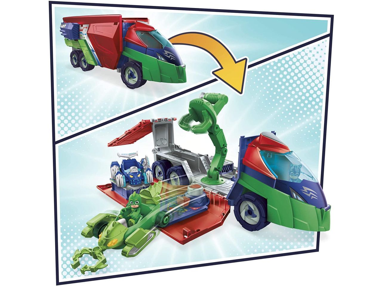 PJ MASKS CAMION LANCIA VEICOLI HASBRO