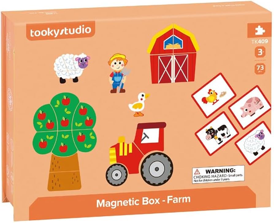 SCATOLA MAGNETICA FATTORIA TOOKY TOY