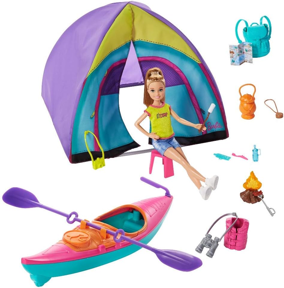 BARBIE TEAM STECIE SET CAMPEGGIO MATTEL