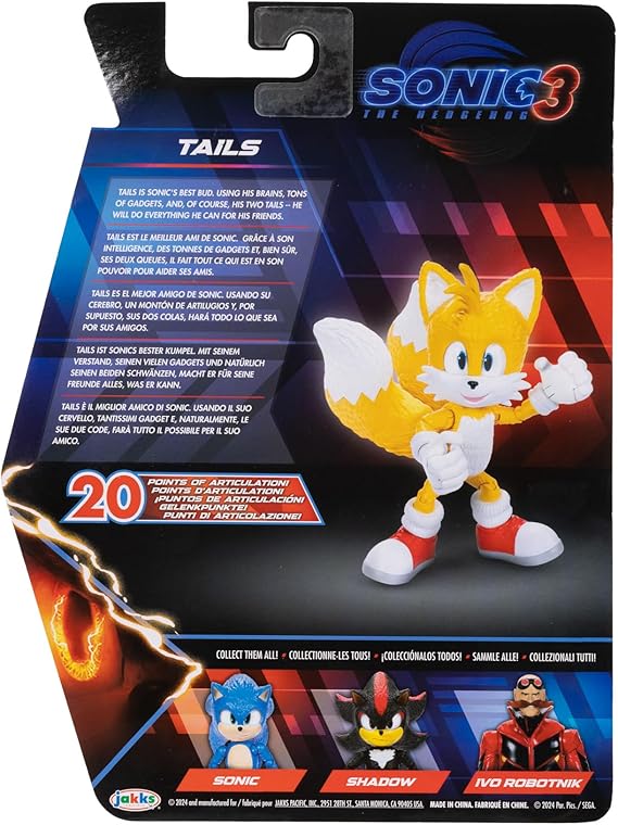 SONIC 3 PERSONAGGI CM 13 JAKKS