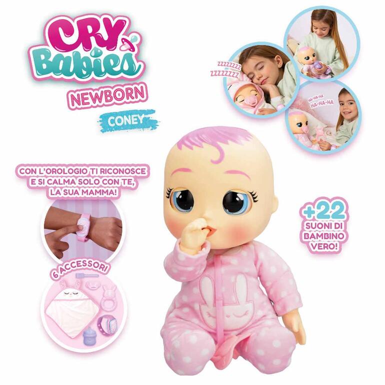 CRY BABIES NEWBORN MON BEBE' CONEY IMC