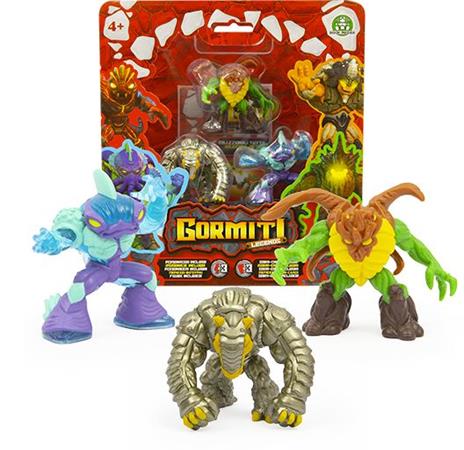 GORMITI LEGENDS 3 PERSONAGGI GIOCHI PREZIOSI