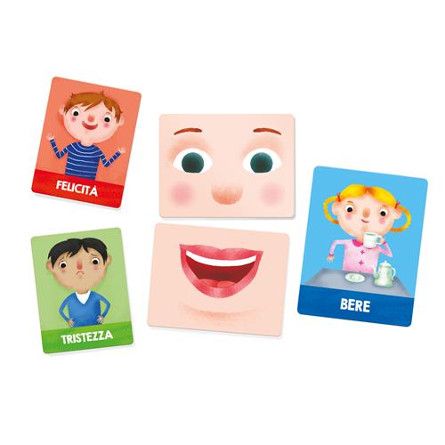 HEADU EMOZIONI E AZIONI FLASHCARDS MONTESSORI