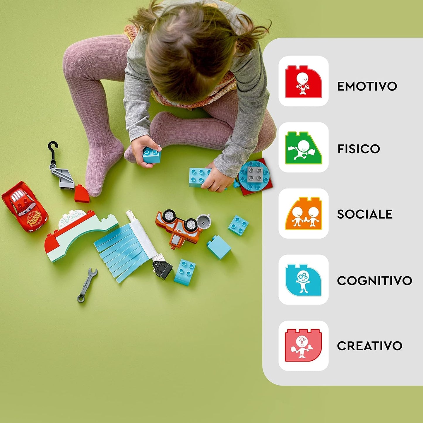 LEGO DUPLO AUTOLAVAGGIO SAETTA E CRICCHETTO 10996