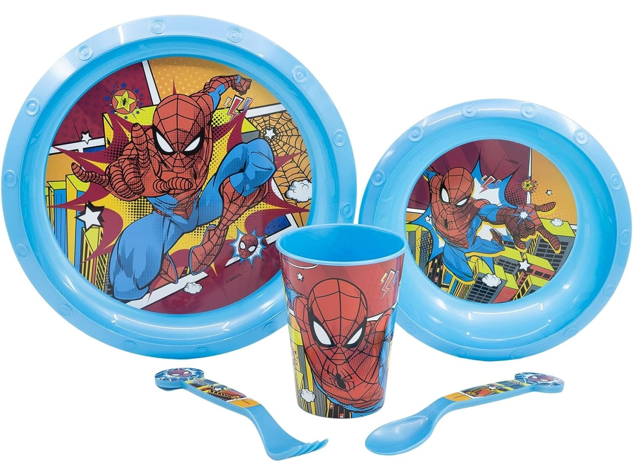 SET PAPPA SPIDER MAN 5 PEZZI MARVEL