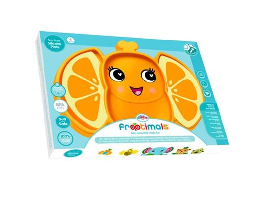 PIATTO IN SILICONE ANTISCIVOLO FROOTIMALS