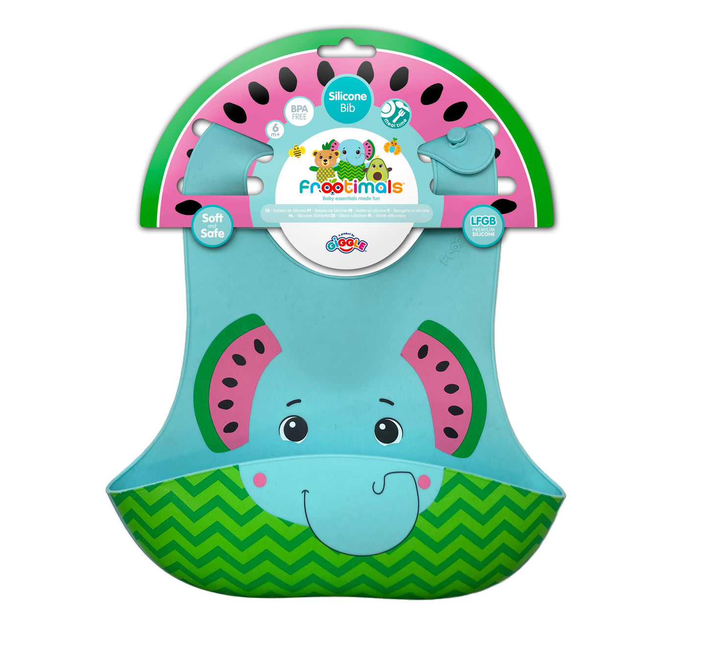 BAVAGLINO IN SILICONE FROOTIMALS kids