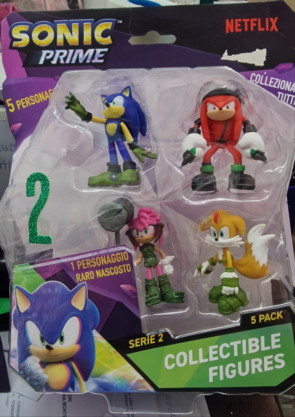 SONIC PRIME 5 PERSONAGGI COLLEZIONABILI