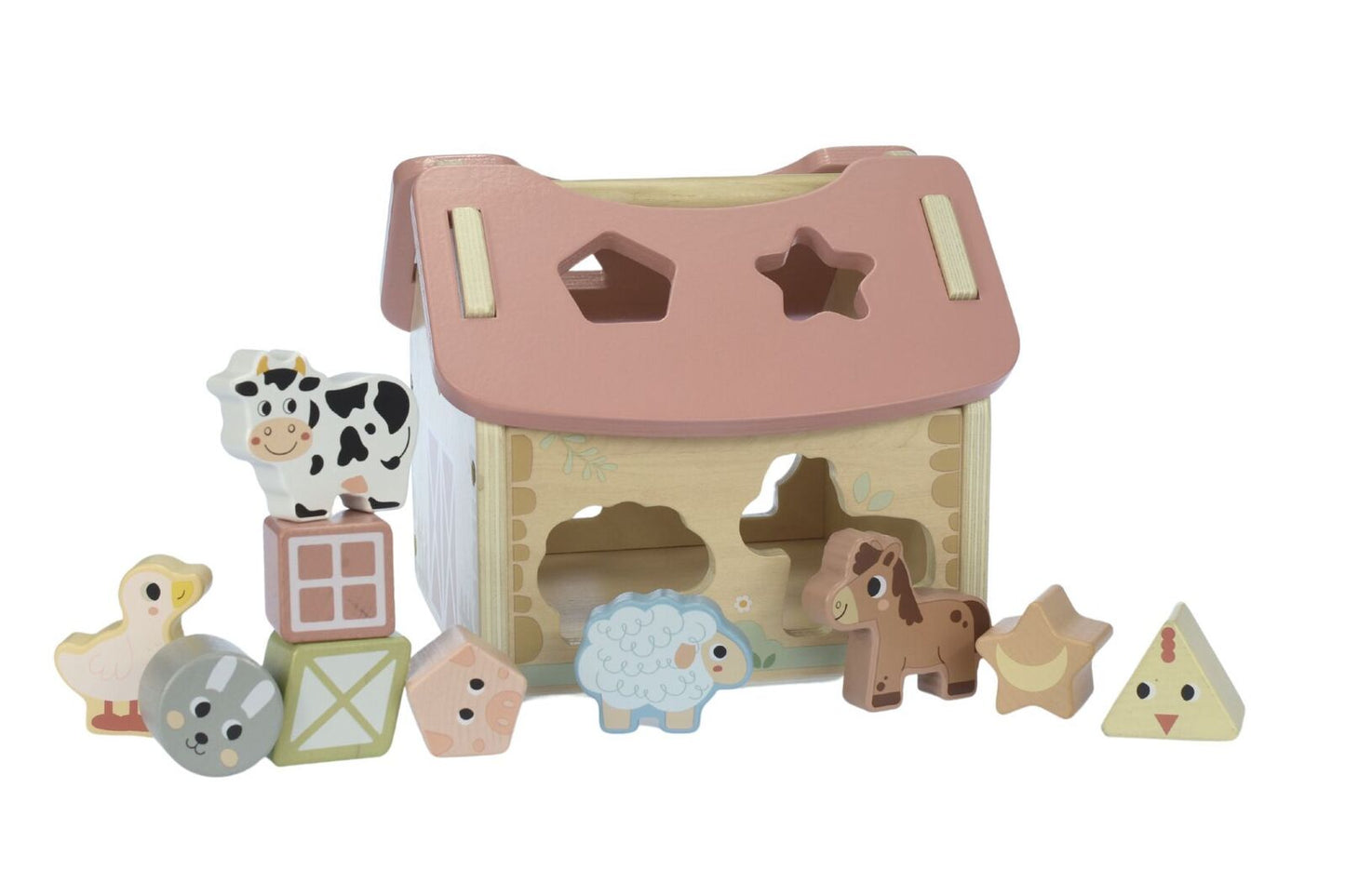 FATTORIA CON FORME IN LEGNO TOOKY TOY