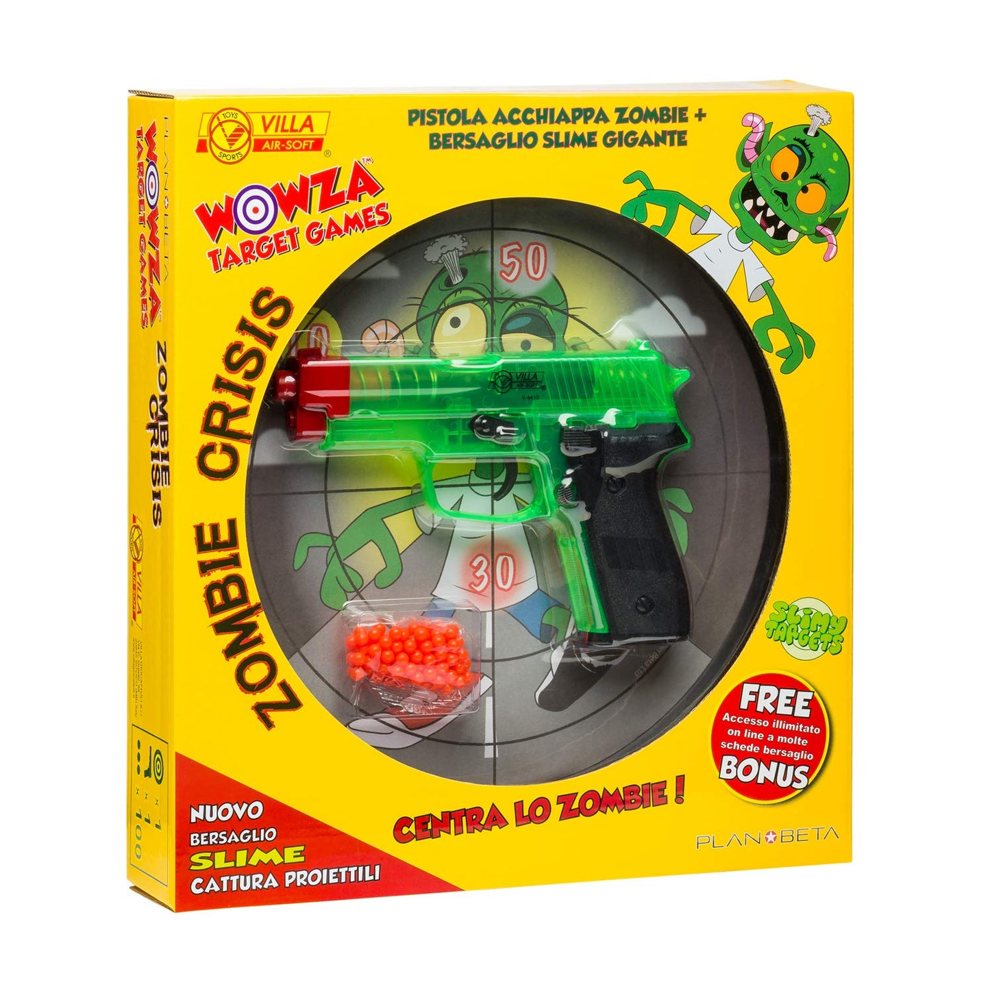 PISTOLA ACCHIAPPA ZOMBIEE VILLA