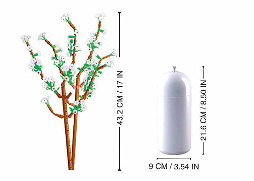 SLUBAN GELSOMINO CON VASO COSTRUZIONI
