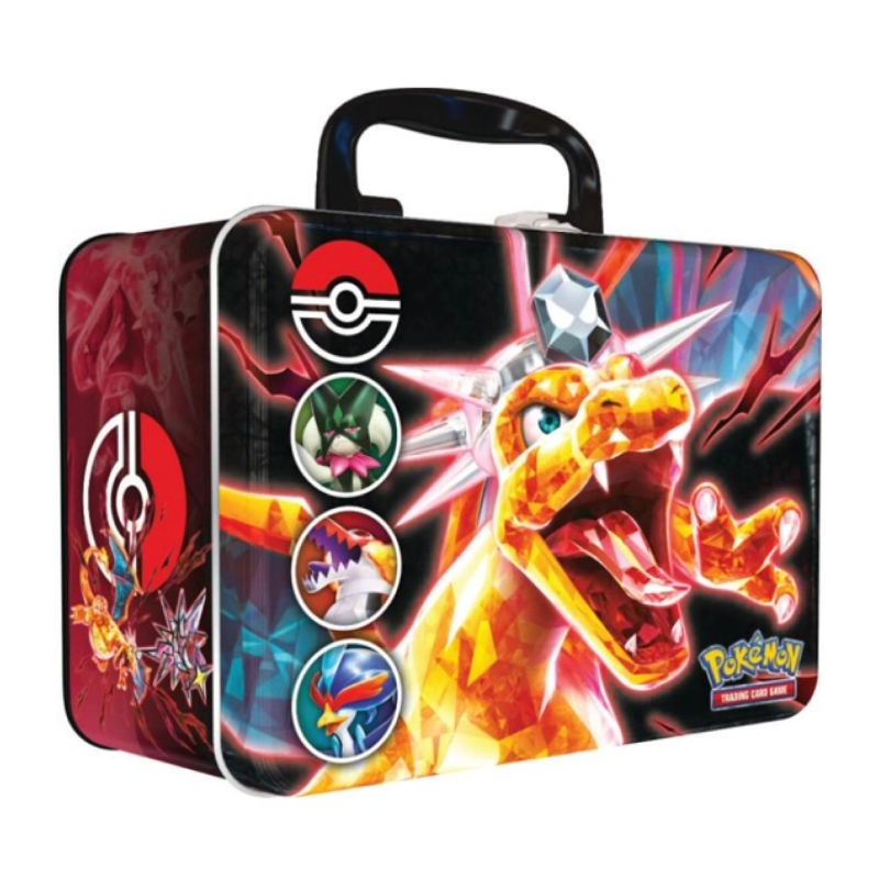 POKEMON VALIGETTA METALLO CARTE SCARLATTO E VIOLETTO GAME VISION
