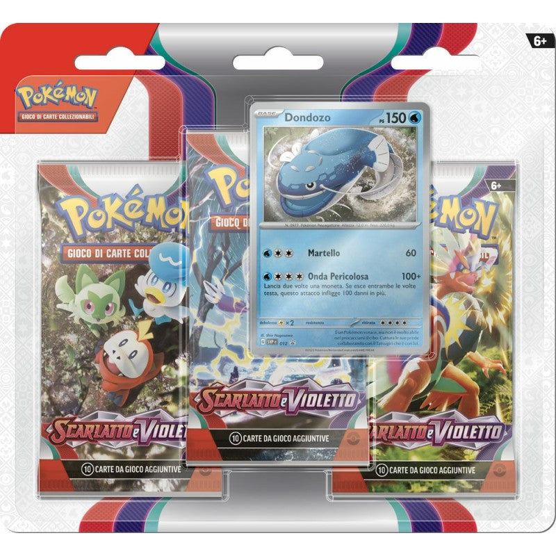 POKEMON 3 BUSTE SCARLATTO E VIOLETTO