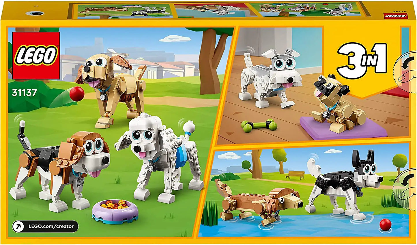 LEGO CREATOR 3 IN 1 ADORABILI CAGNOLINI 31137