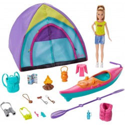 BARBIE TEAM STECIE SET CAMPEGGIO MATTEL