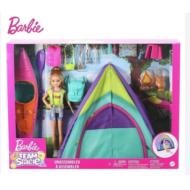 BARBIE TEAM STECIE SET CAMPEGGIO MATTEL