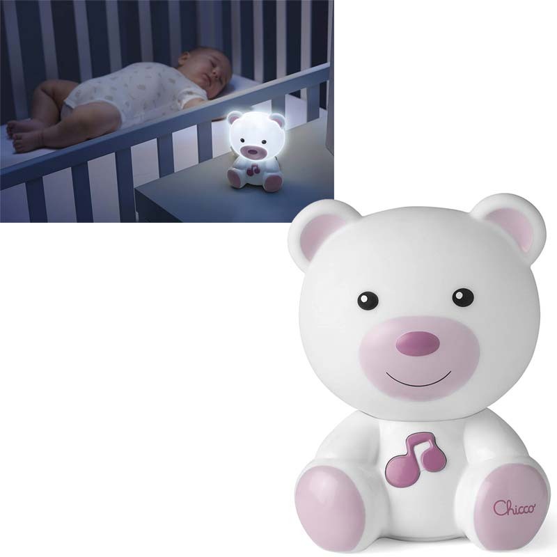 ORSETTO DREAMLIGHT ROSA O AZZURRO CHICCO