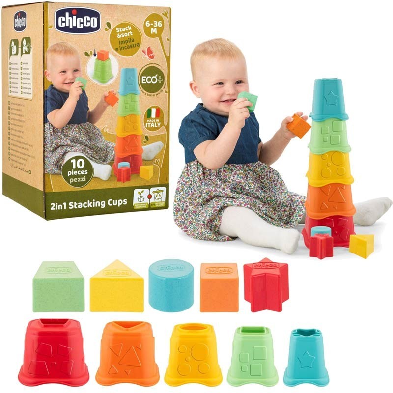 TAZZE IMPILABILI2 IN 1 CHICCO ECO