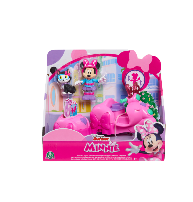 VEICOLO SIDECAR MINNIE CON PERSONAGGIO GIOCHI PREZIOSI
