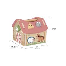 FATTORIA CON FORME IN LEGNO TOOKY TOY