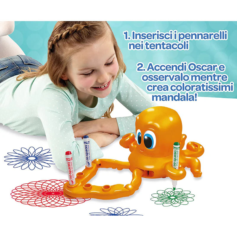 OSCAR POLIPETTO CREA MANDALA CRAYOLA