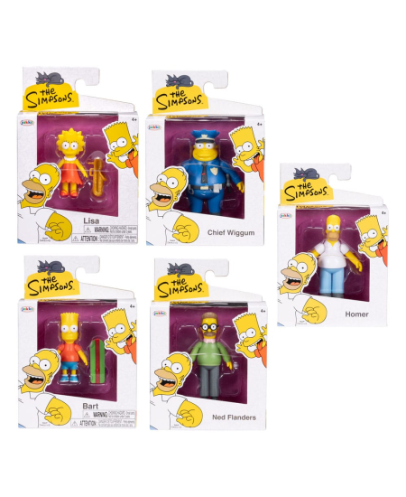 THE SIMPSONS PERSONAGGI CIRCA CM 6 JAKKS