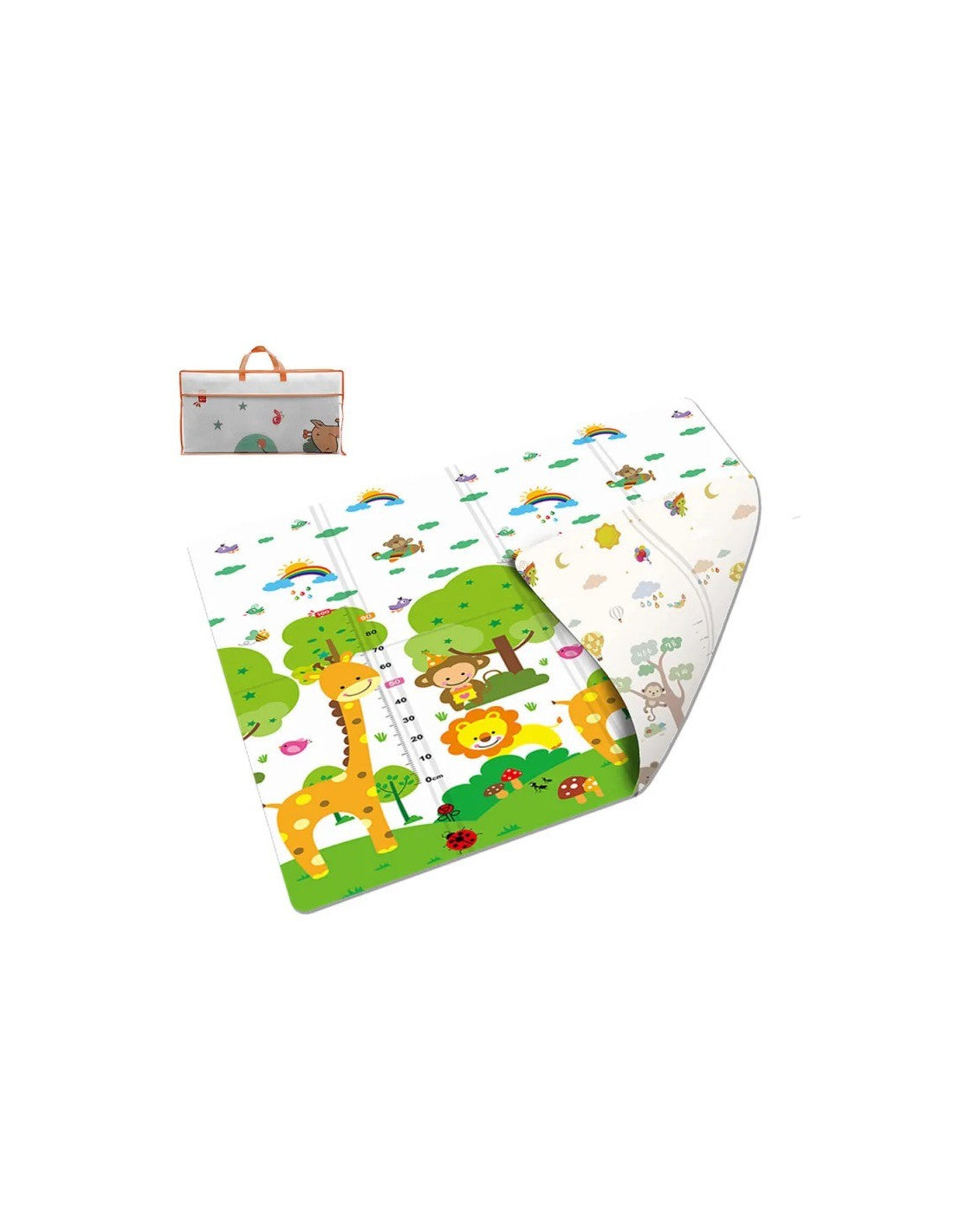 TAPPETO PIEGHEVOLE DOPPIA GRAFICA CM 200 X 150