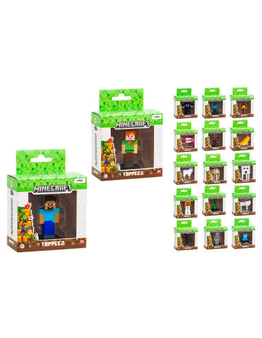 PERSONAGGIO MINECRAFT 3D CIRCA 6 CM
