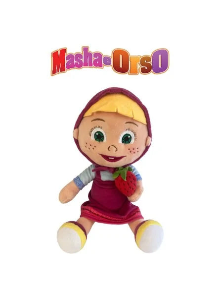 PELUCHE MASHA CM 34 SEDUTA PTS