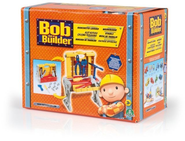 BOB THE BUILDER BANCHETTO DA LAVORO PORTATILE GIOCHI PREZIOSI