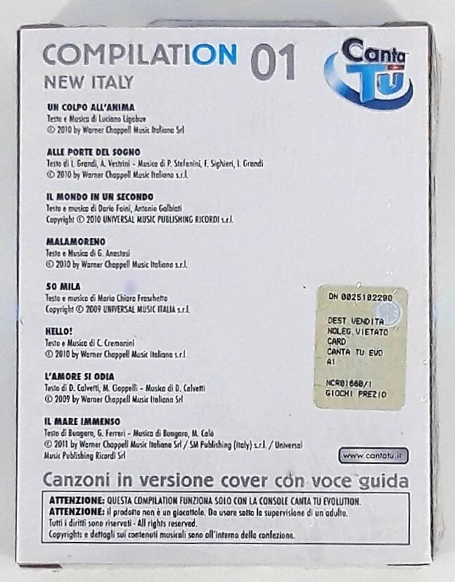 CANTA TU' EVOLUTION CARTUCCE GIOCHI PREZIOSI