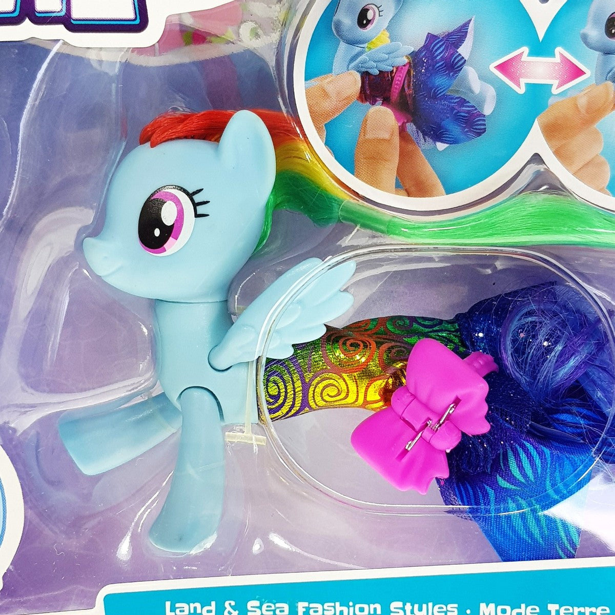 MY LITTLE PONY THE MOVIE RAIMBOW DASH SIRENA HASBRO