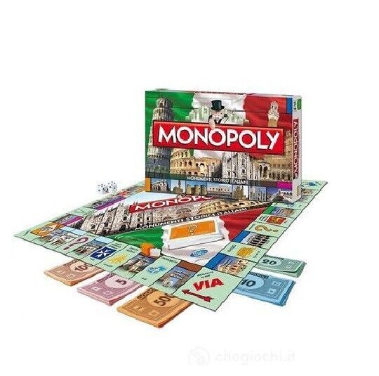 MONOPOLY MONUMENTI STORICI ITALIANI HASBRO